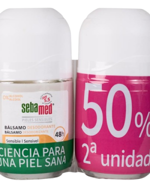 SEBAMED DUO DESODORANTE ROLL ON BALSAMO 2 UNDS 50 MLS