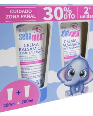 DUPLO SEBAMED BABY CREMA BALSÁMICA 2 UDS DE 200 MLS 30% PROMOCION